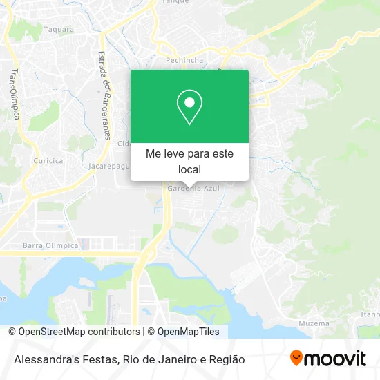 Alessandra's Festas mapa
