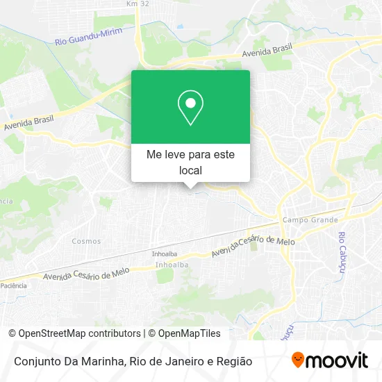 Conjunto Da Marinha mapa