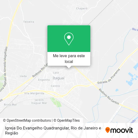 Igreja Do Evangelho Quadrangular mapa