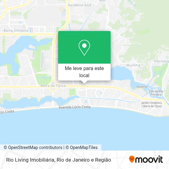 Rio Living Imobiliária mapa