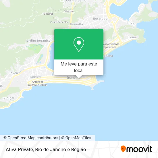 Ativa Private mapa