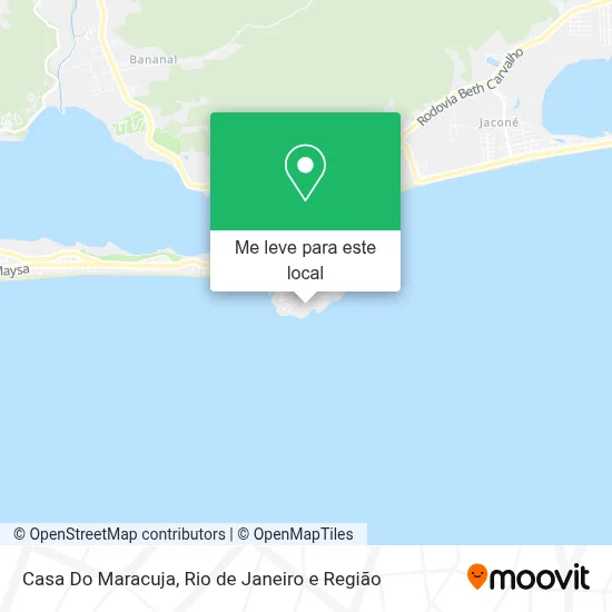 Casa Do Maracuja mapa