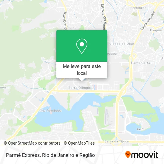 Parmê Express mapa