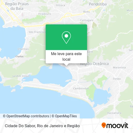 Cidade Do Sabor mapa