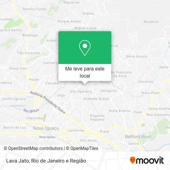 Lava Jato mapa