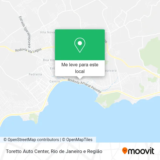 Toretto Auto Center mapa
