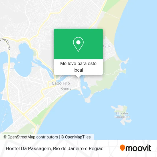 Hostel Da Passagem mapa