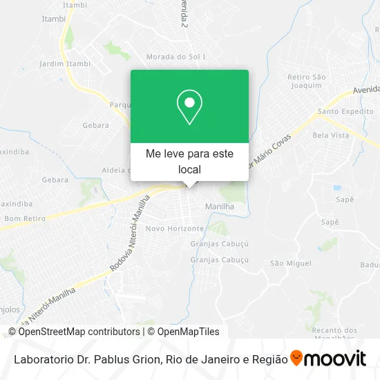 Laboratorio Dr. Pablus Grion mapa