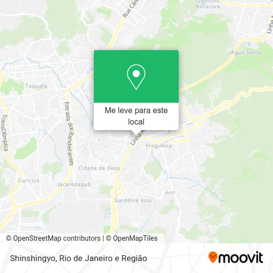 Shinshingyo mapa