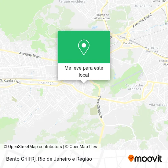 Bento Grill Rj mapa