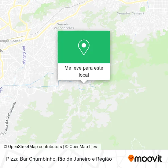 Pizza Bar Chumbinho mapa