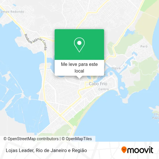 Lojas Leader mapa
