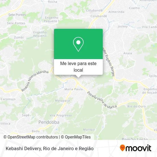 Kebashi Delivery mapa