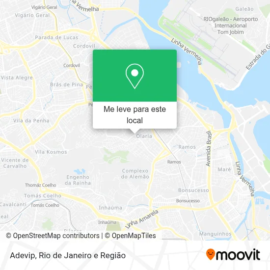 Adevip mapa