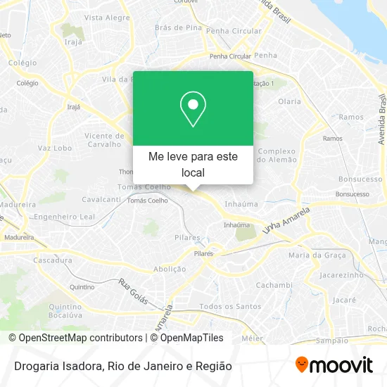 Drogaria Isadora mapa