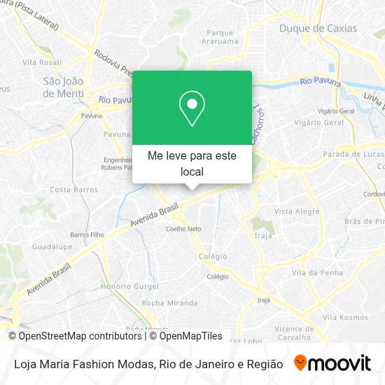 Loja Maria Fashion Modas mapa