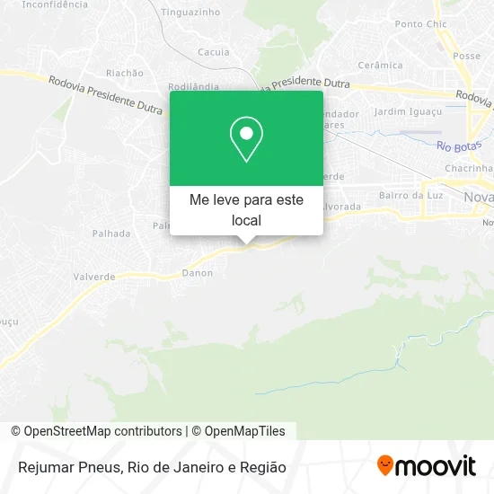 Rejumar Pneus mapa