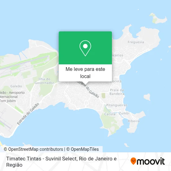 Timatec Tintas - Suvinil Select mapa