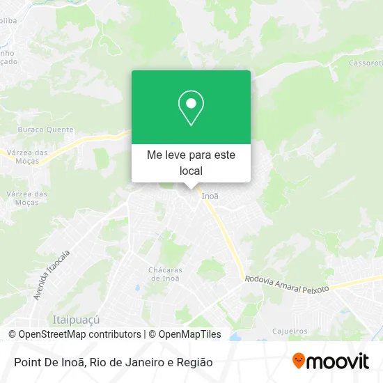 Point De Inoã mapa