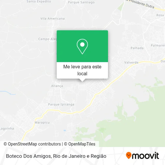 Boteco Dos Amigos mapa