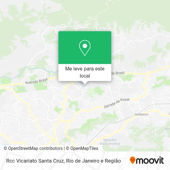Rcc Vicariato Santa Cruz mapa