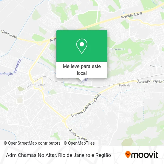 Adm Chamas No Altar mapa
