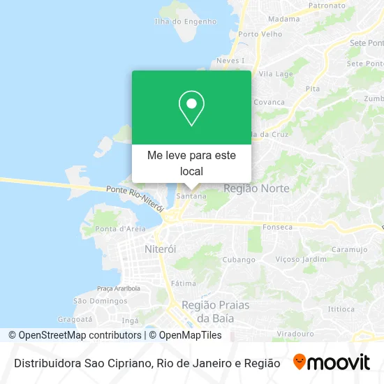Distribuidora Sao Cipriano mapa