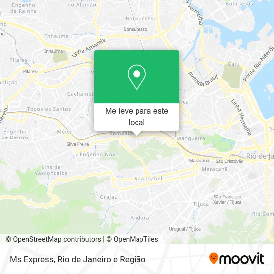 Ms Express mapa