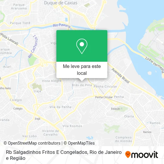 Rb Salgadinhos Fritos E Congelados mapa