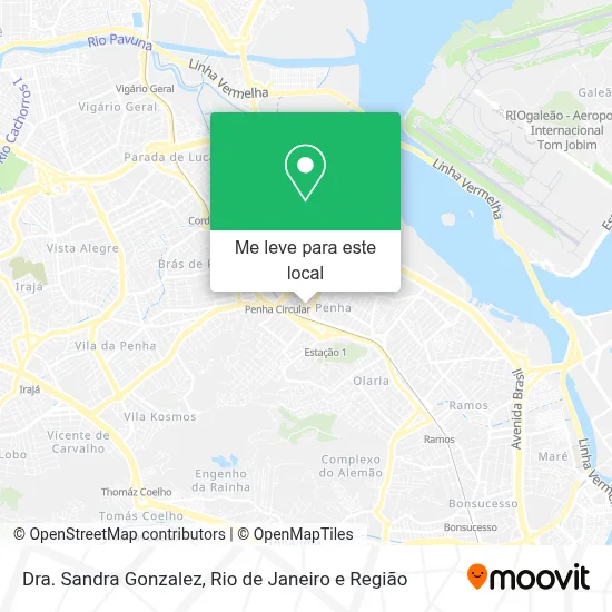 Dra. Sandra Gonzalez mapa