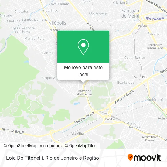 Loja Do Titonelli mapa