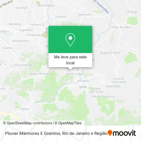 Pluvier Marmores E Granitos mapa