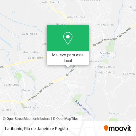 Laribonic mapa