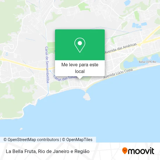 La Bella Fruta mapa