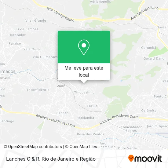 Lanches C & R mapa