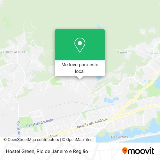 Hostel Green mapa