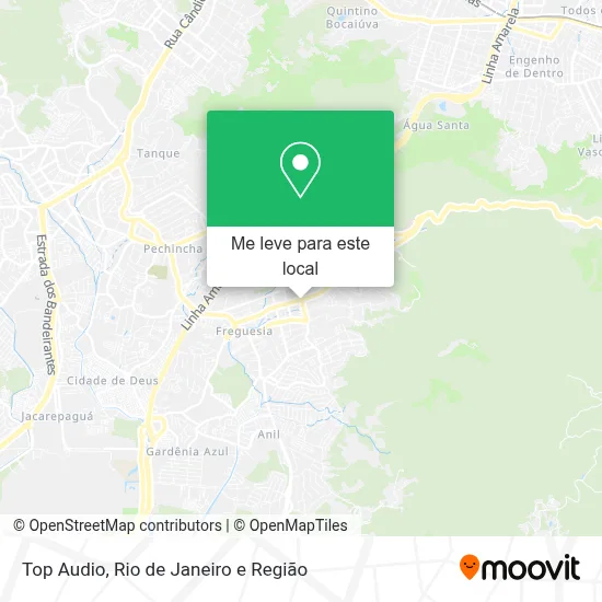 Top Audio mapa