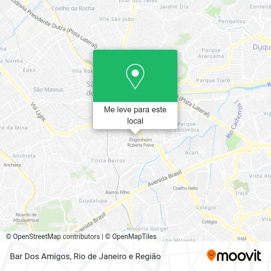 Bar Dos Amigos mapa
