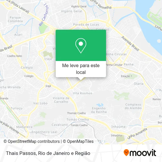 Thais Passos mapa