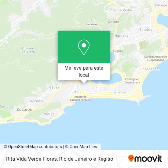 Rita Vida Verde Flores mapa