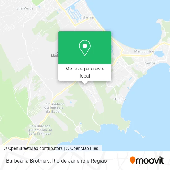 Barbearia Brothers mapa