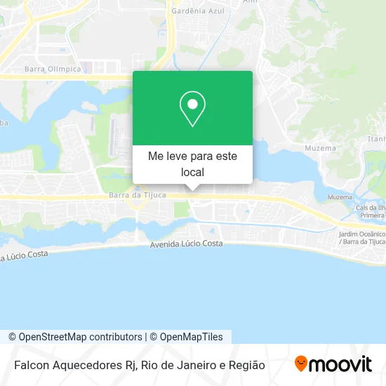 Falcon Aquecedores Rj mapa