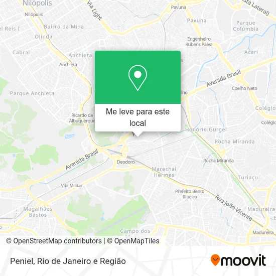 Peniel mapa