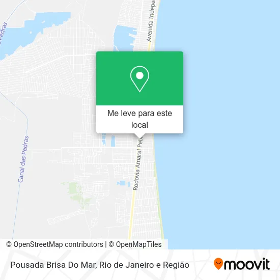 Pousada Brisa Do Mar mapa