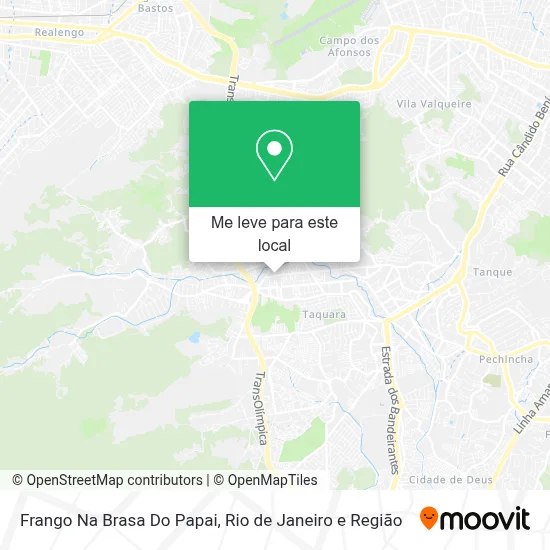 Frango Na Brasa Do Papai mapa