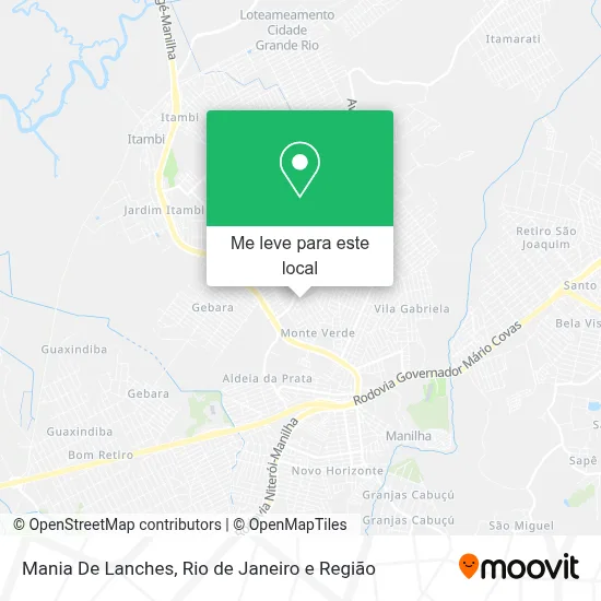 Mania De Lanches mapa