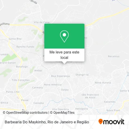 Barbearia Do Maykinho mapa