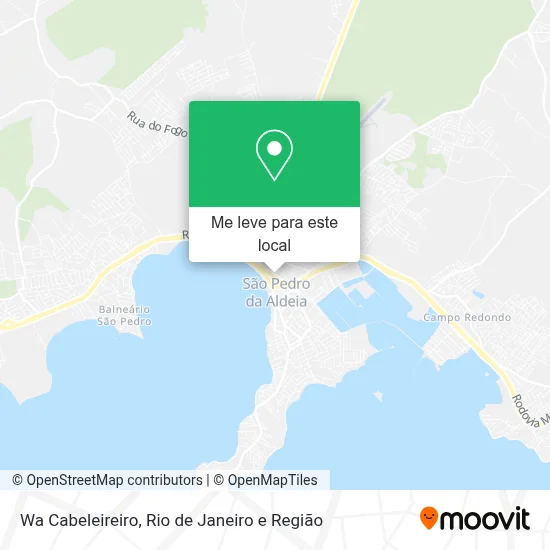 Wa Cabeleireiro mapa