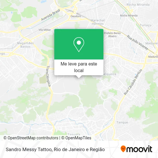 Sandro Messy Tattoo mapa