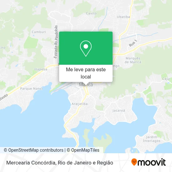 Mercearia Concórdia mapa